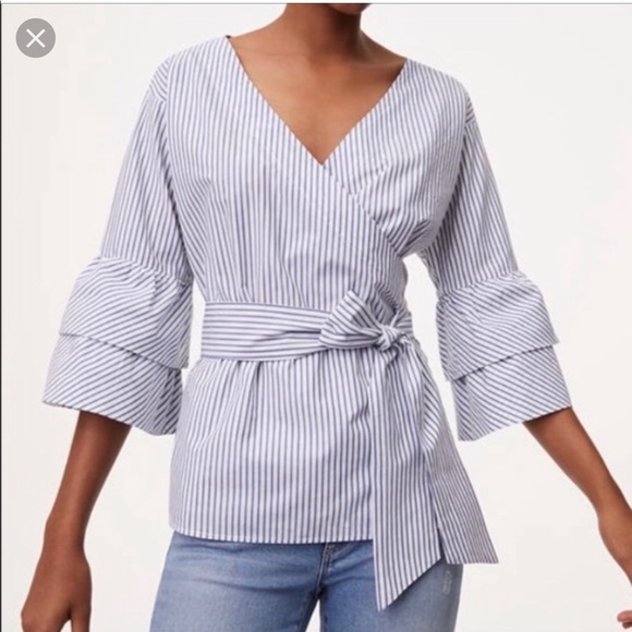 LOFT Tops - 👚 LOFT super cute wrap shirt 👚